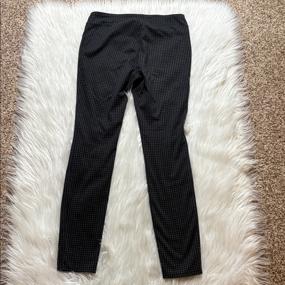White House Black Market Houndstooth Pants, Black/Dark Grey, Size Small - Picture 5 of 6
